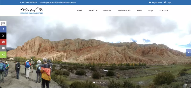 Screenshot of Experience Himalaya Adventure