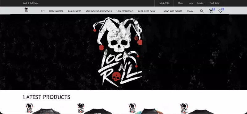 Screenshot of Lock & Roll Shop