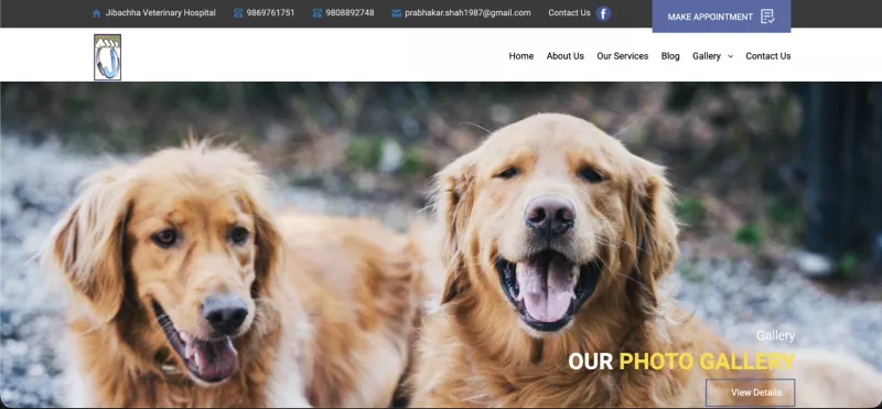 Screenshot of Jibacha Veterinary